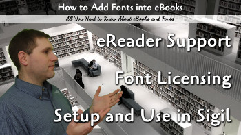 Fonts and eBooks