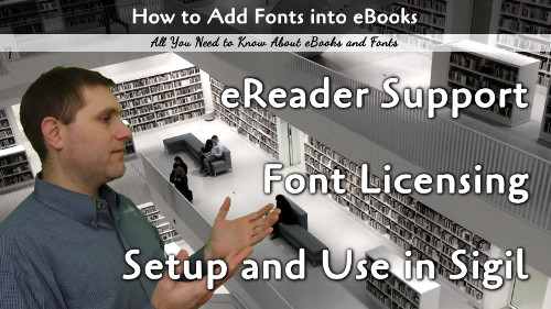 Fonts and eBooks