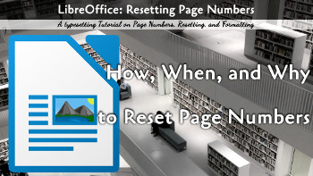 LibreWriter Page Numbers